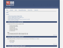 Tablet Screenshot of help.mansion88.com
